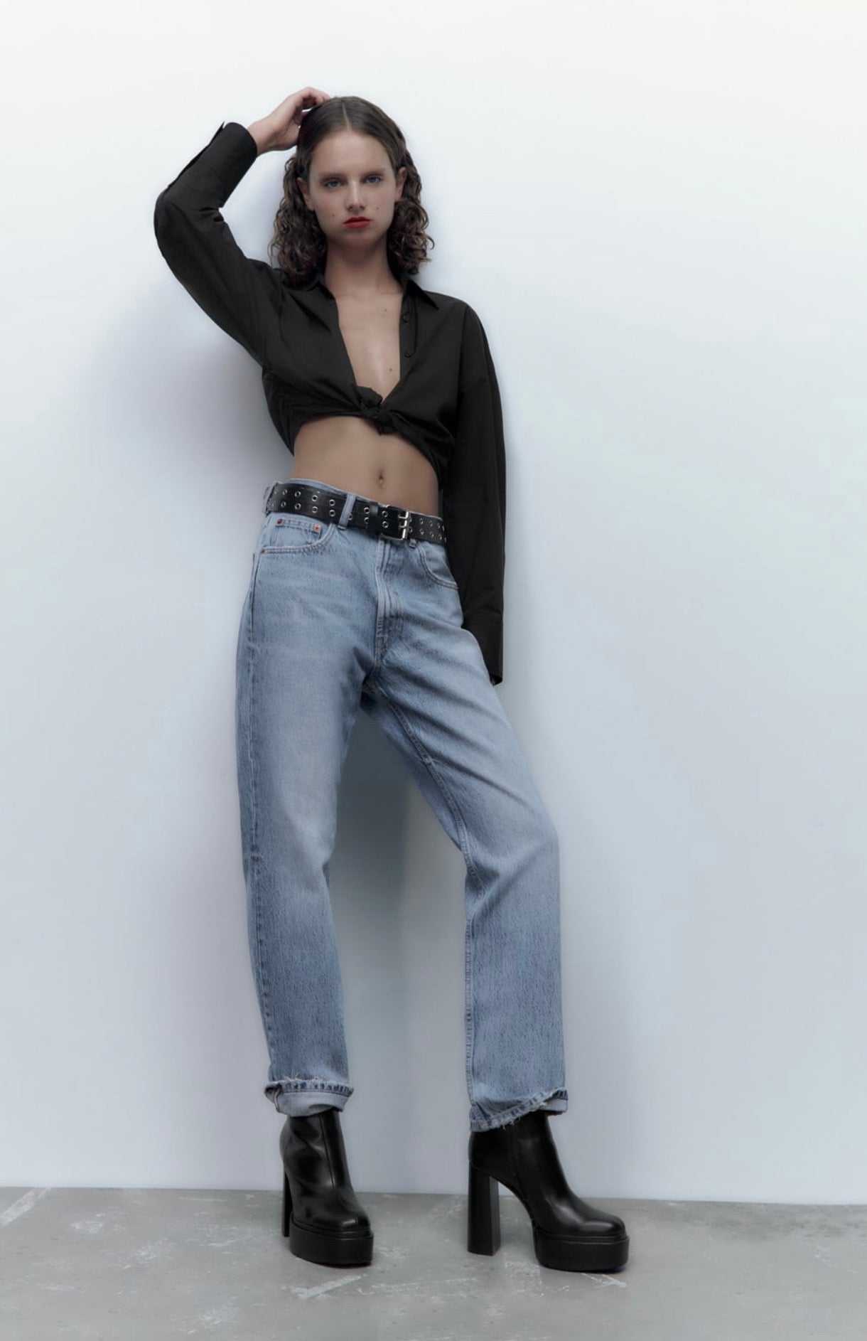 CAMICIA IN POPELINE CON FIOCCO